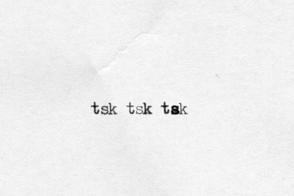 tsk tsk tak s s 