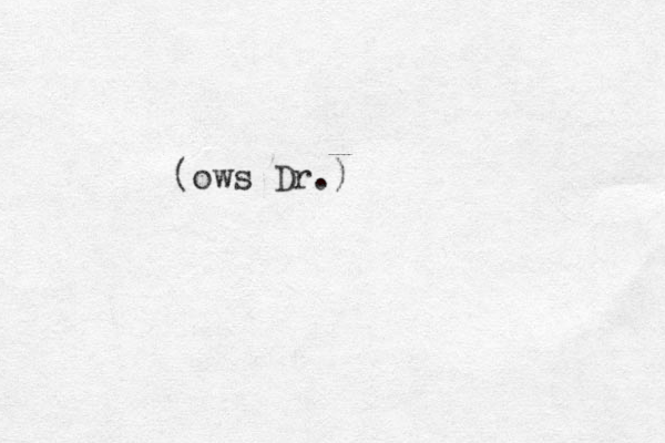 (ows Dr.)