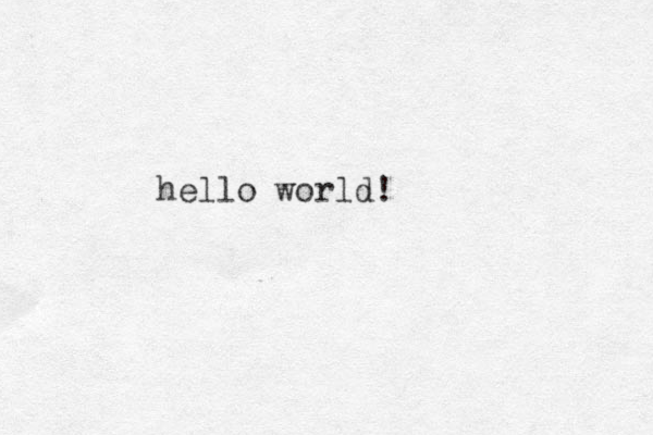 hello world!