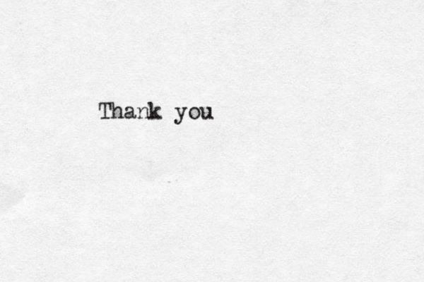 Thank you