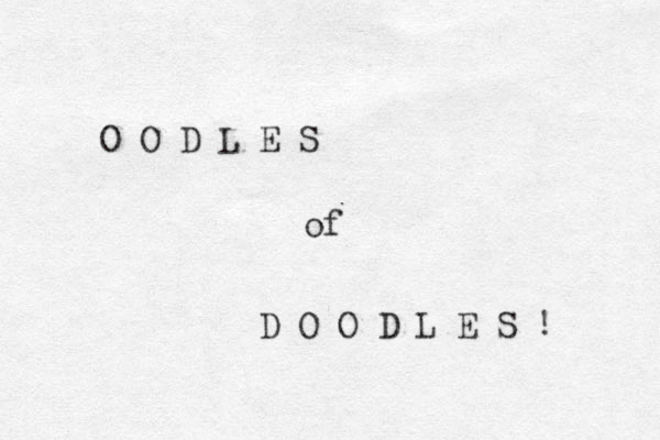O O D L E S of D O O D L E S ! 
