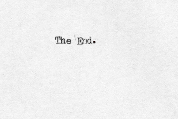 The End. 