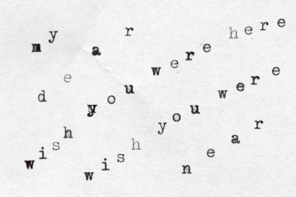 w i s h u y y o u w e r e h e r e w i s h y o u w e r e n e a r m y d e a r 