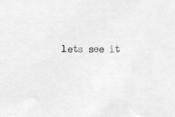 lets see it