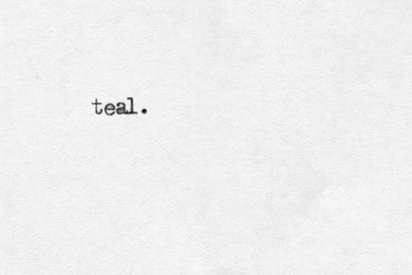 teal.