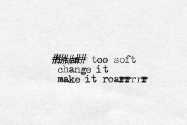 itsn ###### too soft change it make it roarrrrr 