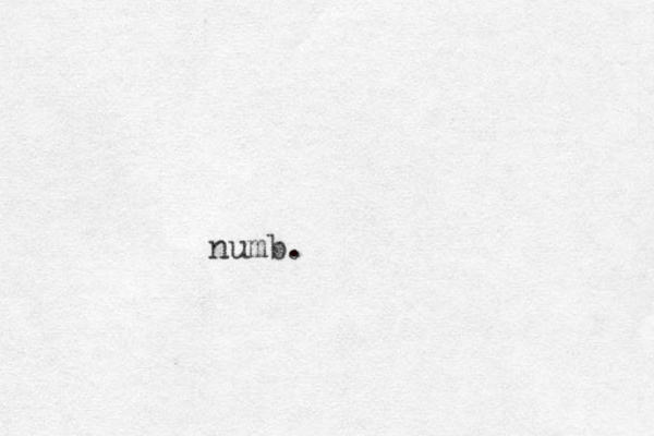 numb. 