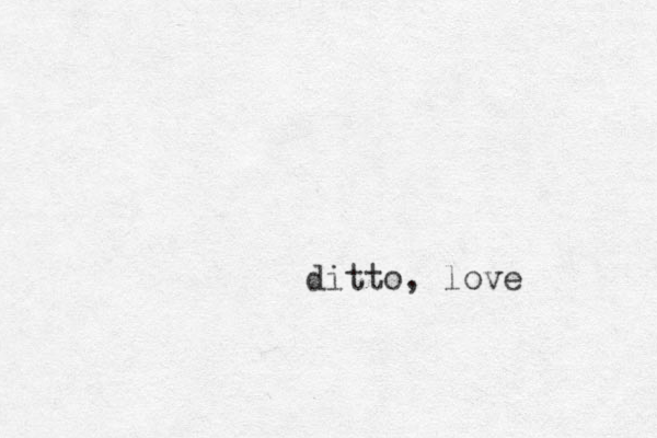 ditto , love 