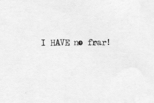 I HAVE o n frar e !