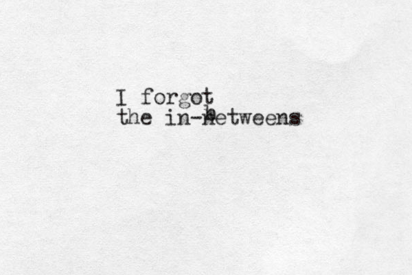 I forgot the in-netweens n b 