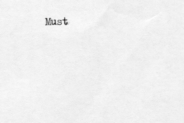 Must