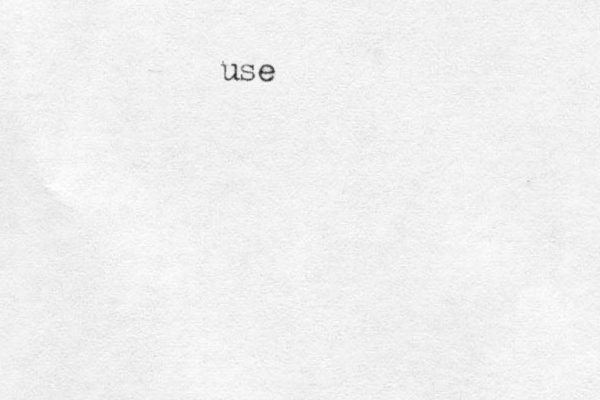use