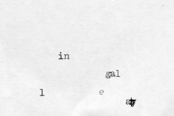in gal l e t r r ay