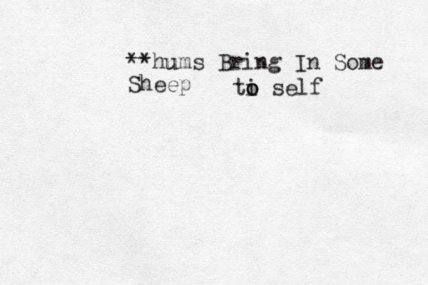**hums Bring In Some Sheep u ti o o self 