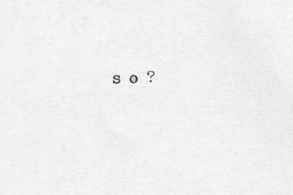 s o ? 