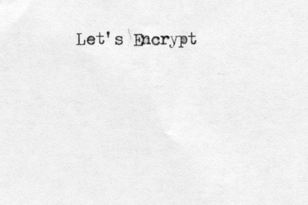 Let's Encrypt