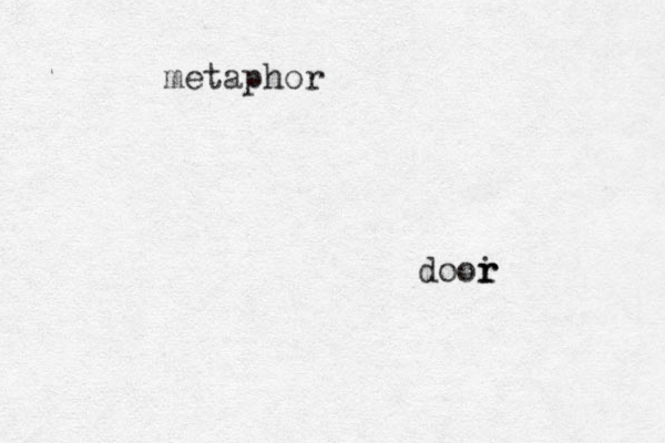 metaphor dooi r r