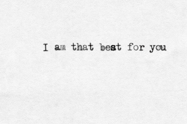 I am that beat s s for you 