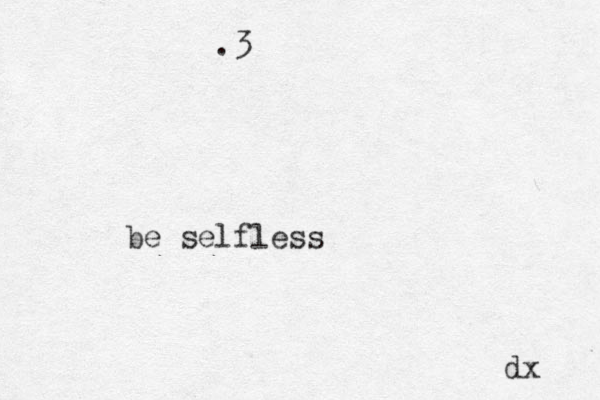 .3 be selfless dx 
