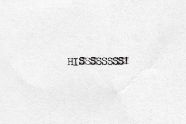 HISSSSSSSS!