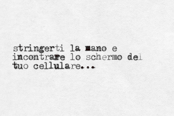 stringerti la mano e incontrare lo schermo del tuo cellulare ul ... 