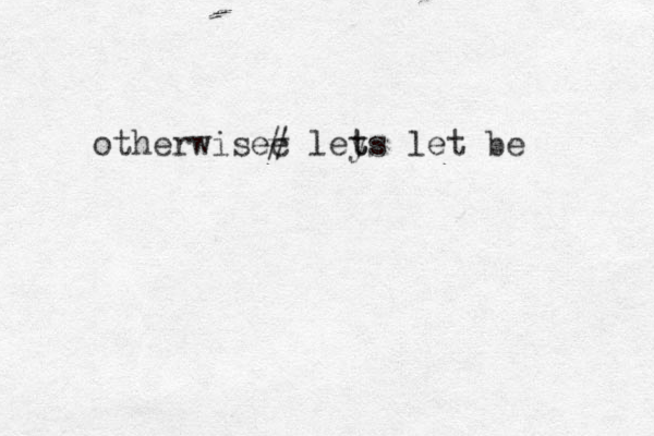 otherwisec # leys t t let be 