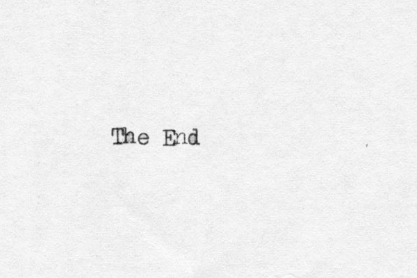 The End 
