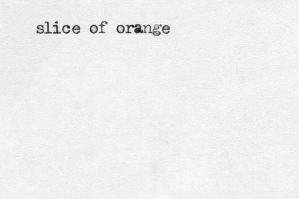 slice of orange 