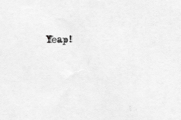 Yeap! 