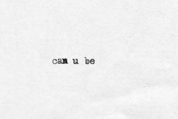can u be