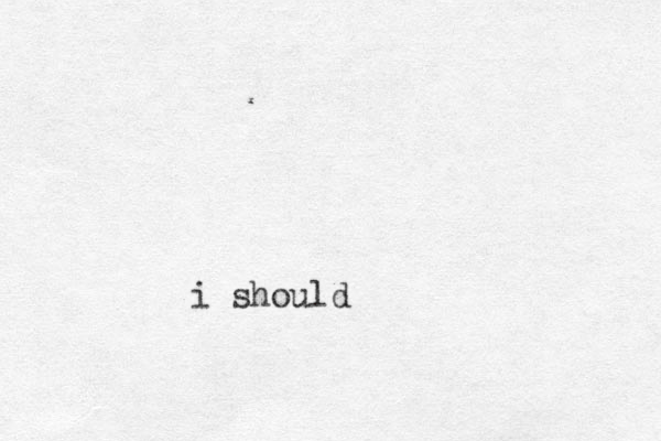 i should
