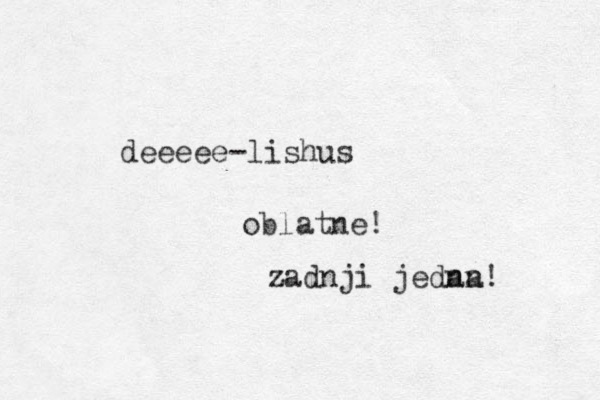 deeeee-lishus oblatne! zadnji jedan! na 