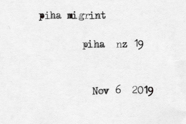 Nov 6 2019 piha migrint piha nz 19 