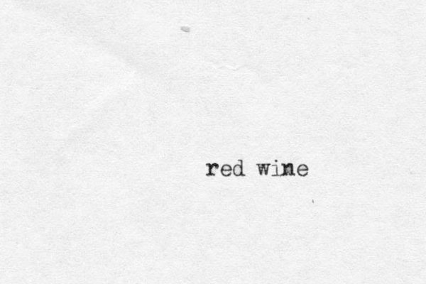 red wine 