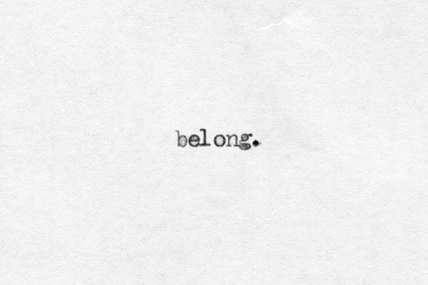 belong.