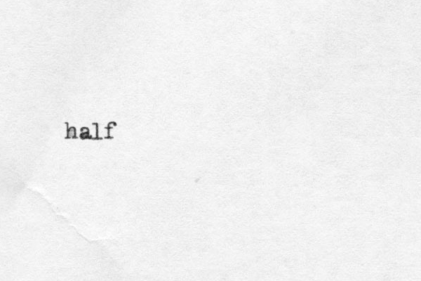 half