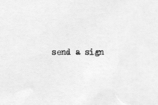 send a sign