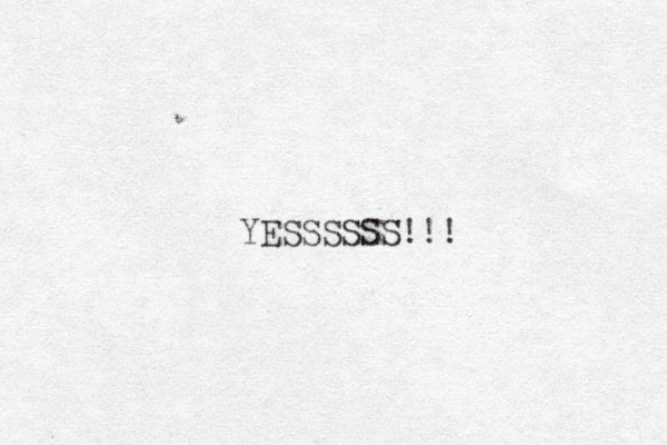 YESSSSSS!!!