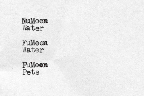 NuMoon Water FuMoon Water FuMoon Pets