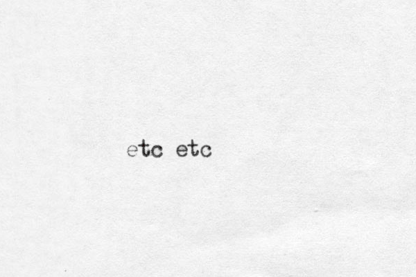 etc etc