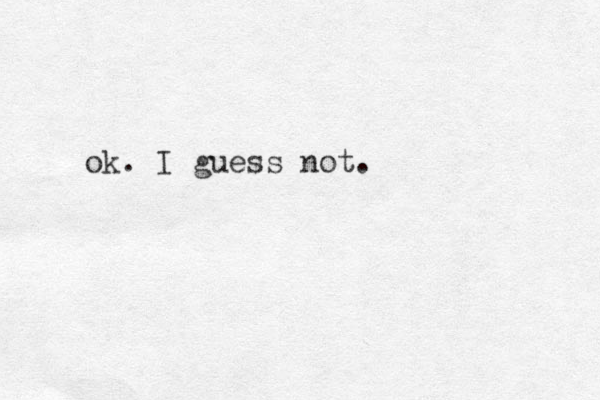 ok. I guess not.
