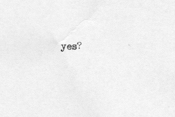 yes?