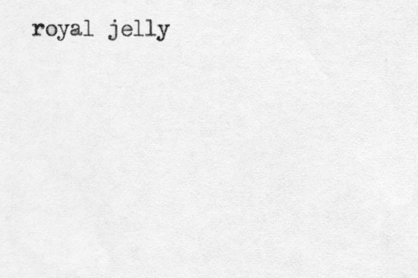 royal jelly 