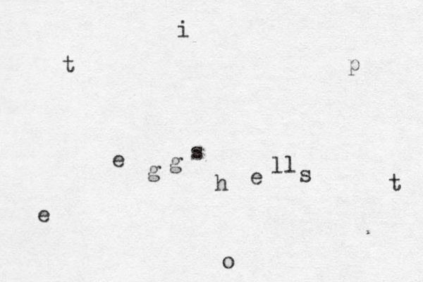 e g g s h e l l s t i p t o e 