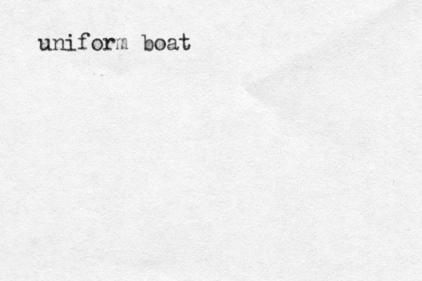 uniform boat