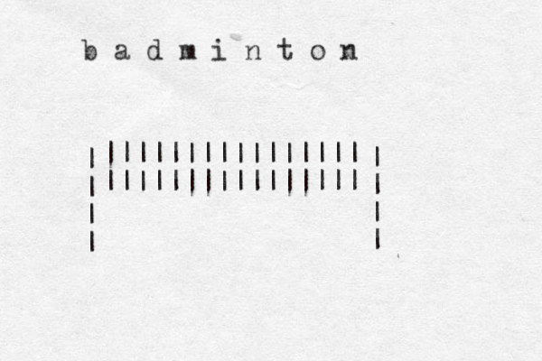 b a d m i n t o n | | | | |||||||||||||||| |||||||||||||||| | | | | 