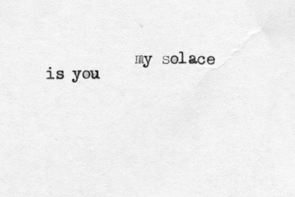 my solace s i you