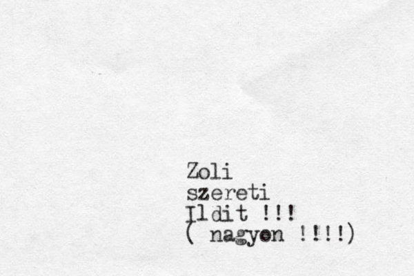 Zoli szereti Ildit !!! ( nagyon !!!!) 