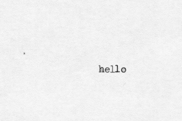 hello