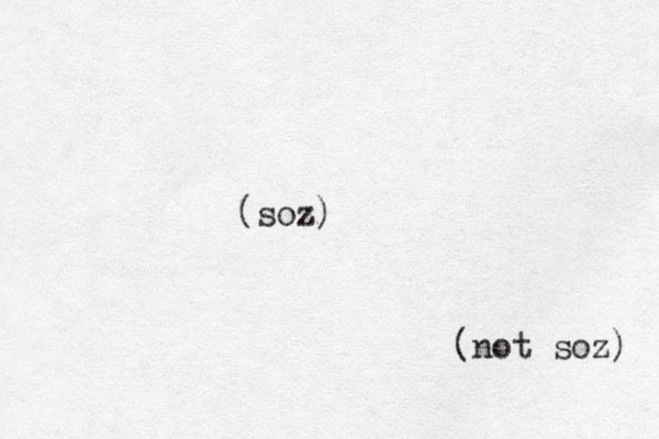 (soz) (not soz) 